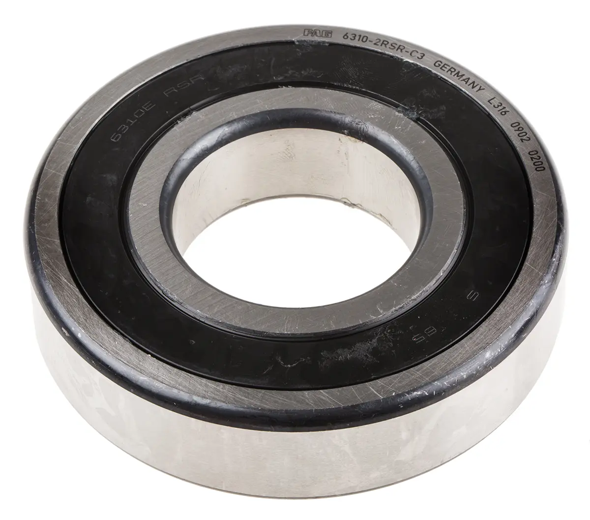 Produktfoto 1 von FAG 1-reihig Kugellager glatt, Innen-Ø 50 mm / Außen-Ø 110 mm Außen-ø , Breite 27 mm