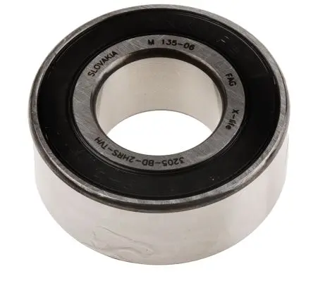 Produktfoto 1 von FAG Schrägkugellager 2-reihig glatt, Innen-Ø 25 mm / Außen-Ø 52 mm Außen-ø , Breite 20.6 mm