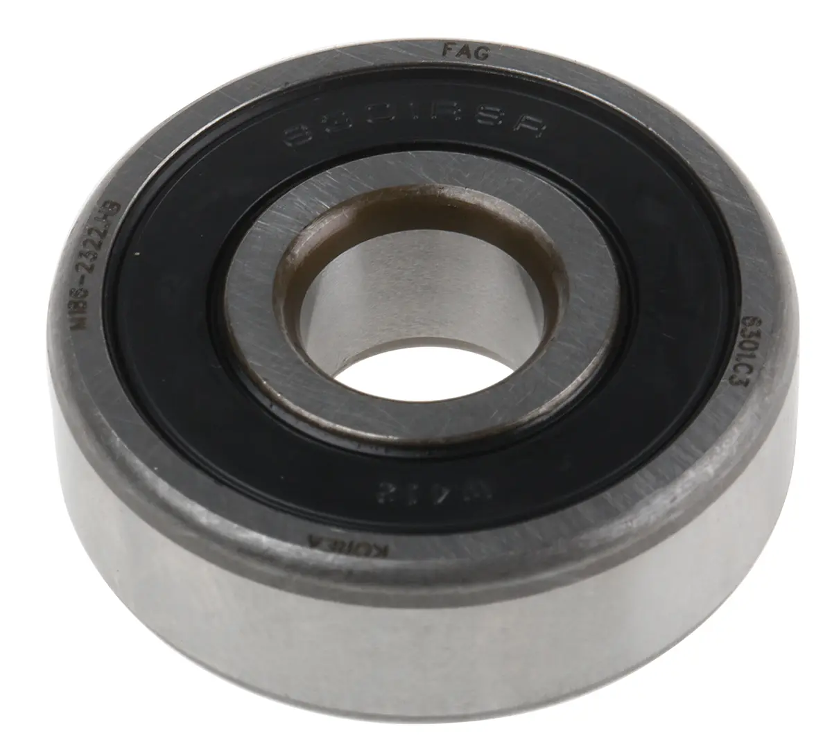 Produktfoto 1 von FAG 1-reihig Kugellager glatt, Innen-Ø 12 mm / Außen-Ø 37 mm Außen-ø , Breite 12 mm