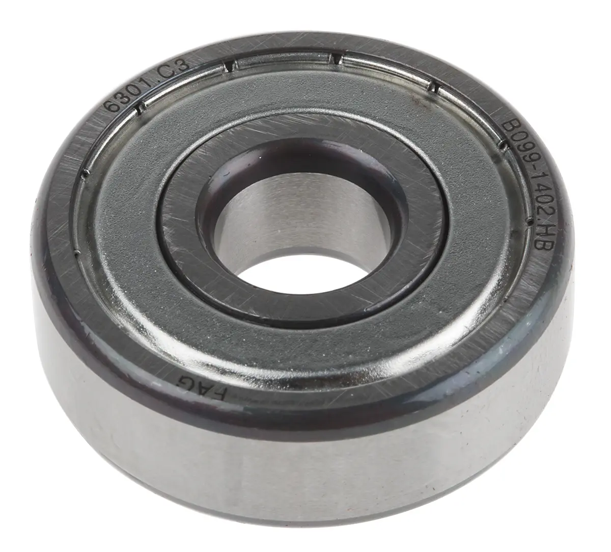 Produktfoto 1 von FAG 1-reihig Kugellager glatt, Innen-Ø 12 mm / Außen-Ø 37 mm Außen-ø , Breite 12 mm