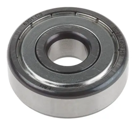 Produktfoto 1 von FAG 1-reihig Kugellager glatt, Innen-Ø 12 mm / Außen-Ø 37 mm Außen-ø , Breite 12 mm