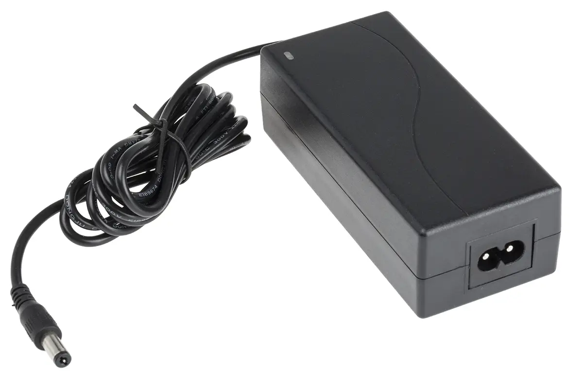 Produktfoto 1 von RS PRO Steckernetzteil 48W, 90 → 264V, 24V dc / 2A , IEC 320-C8 Anschluss