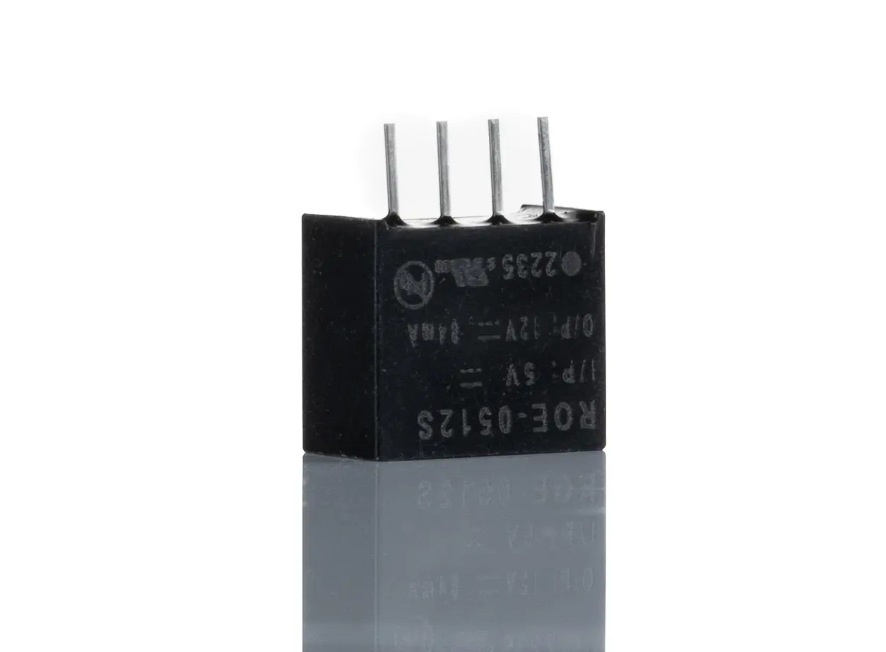 Recom ROE DC/DC-Wandler 1W 5 V dc IN, 12V dc OUT / 84mA Durchsteckmontage 1kV dc isoliert