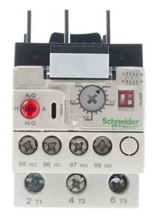 Produktfoto 1 von Schneider Electric LR9D Thermisches Überlastrelais 300 mW 1 Schließer/1 Öffner, 690V / 1.6A, 8 A 3P, 45 mm x 79.9mm