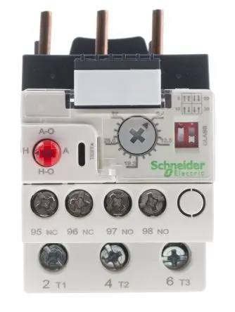 Produktfoto 1 von Schneider Electric TeSys LRD Thermisches Überlastrelais 300 mW 1 Schließer/1 Öffner, 690V / 32A, 6.4 A 3P, 45 mm x