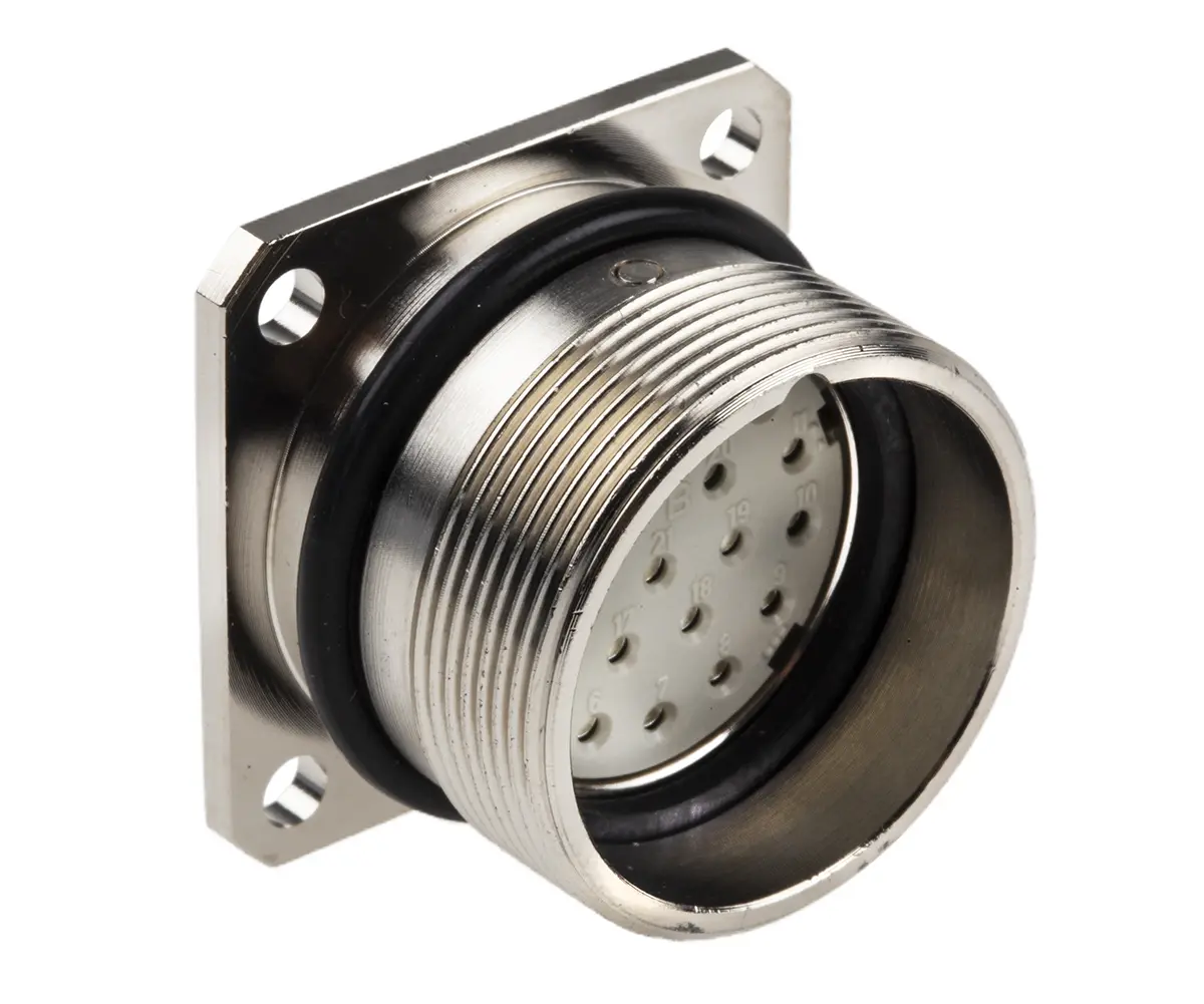 Lapp EPIC R 30 mm 23 mm Rundsteckverbinder Buchse 21-polig Buchse 7.5A Frontplattenmontage IP65