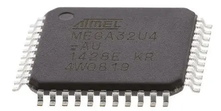 Produktfoto 1 von Microchip Mikrocontroller ATMEGA32U4 AVR 8 bit Oberfläche 32kB Flash TQFP 44-Pin 16 MHz 2.5 kB RAM