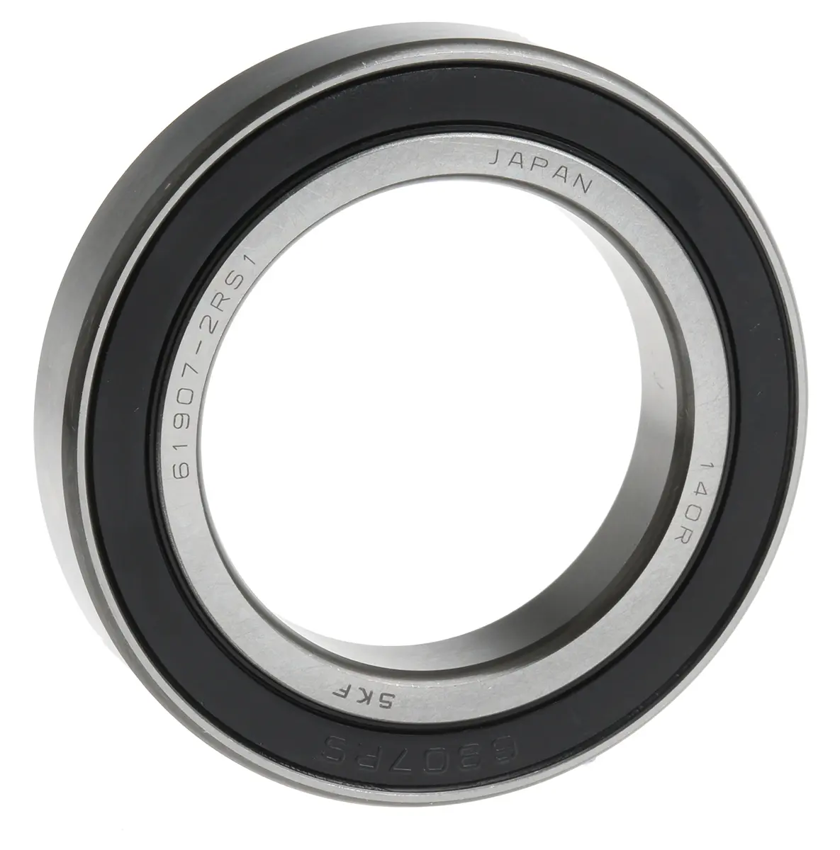 Produktfoto 1 von SKF 1-reihig Kugellager glatt, Innen-Ø 35 mm / Außen-Ø 55 mm Außen-ø , Breite 10 mm