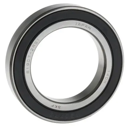 Produktfoto 1 von SKF 1-reihig Kugellager glatt, Innen-Ø 35 mm / Außen-Ø 55 mm Außen-ø , Breite 10 mm