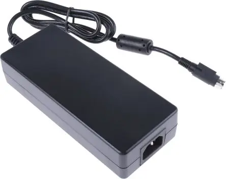 Produktfoto 1 von RS PRO 120 W DYS6150 1 AC/DC-Adapter 4-Pin Netzkabel gemäß DIN 3-polig (IEC) 10 A Netzadapter, 12V dc