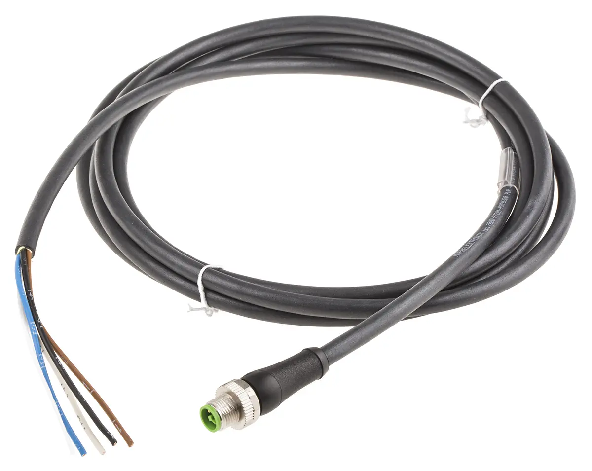 Produktfoto 1 von Murrelektronik Limited T-Coded, 4-polig Netzkabel, Gerade Stecker / Nicht abgeschlossen, Länge 3 m