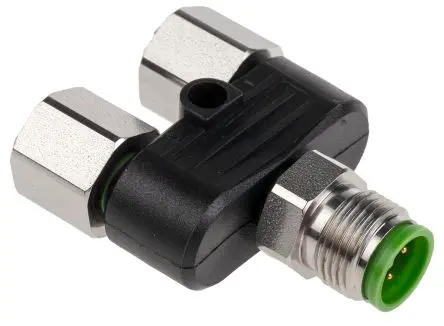 Produktfoto 1 von Murrelektronik Limited 7000 M12 Rundsteckverbinder Adapter Stecker, Buchse 5-polig 4A Kabel IP67
