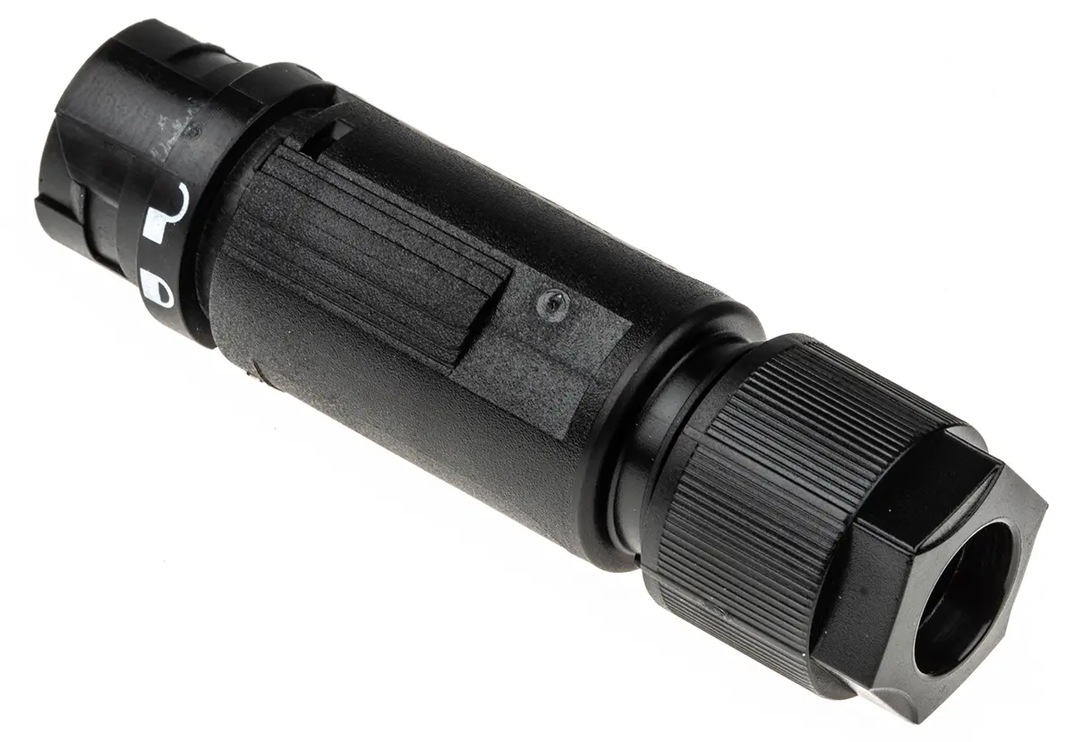 Produktfoto 1 von Wieland Stecker RST16i2/3 Leuchtensteckverbinder, Mini-Steckverbinder, Kontakte: 3, Kabelmontage, 16A, Schwarz, 0,25