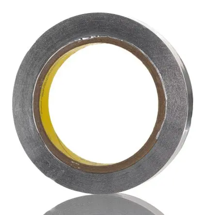 Produktfoto 1 von 3M 431 Metallisches Band Leitfähig, 19mm x 55 m, Haftung 4.5N/cm
