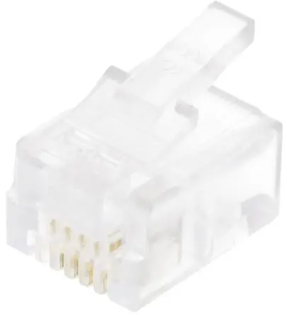 Produktfoto 1 von Bel-Stewart 940-SP Stecker Cat3 RJ14-Steckverbinder, 1-Port 4, 6-polig UTP Kabel Gerade