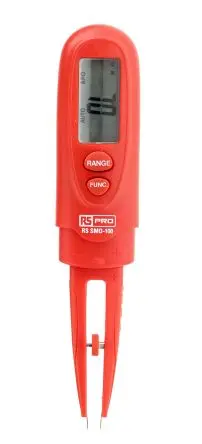 Produktfoto 1 von RS PRO Bauteilprüfgerät RC-Komponenten-Prüfzange 100 mΩ 1 pF LCD Batterie AG13, LR44