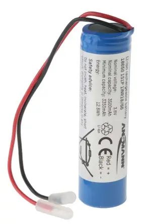 Produktfoto 1 von Ansmann Li-Ion Akkupack, 1-Zellen 3.635 V / 3.5 Ah