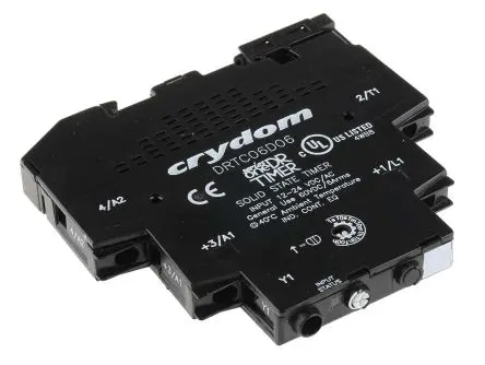 Sensata Crydom SeriesOneDR Zeitrelais, DIN-Schienen, 0.1 s → 100h, 12 → 24V ac/dc, 2 Kont. Einfach,