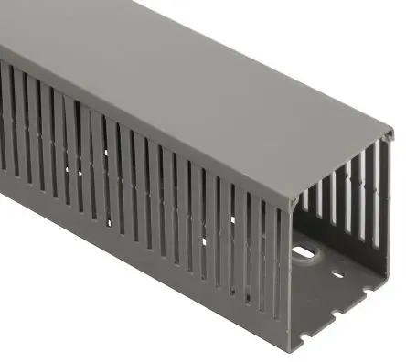 HellermannTyton HTWD-PN Grau, 80mm x 100 mm Polyvinylchlorid, Länge 2 m, Seitenwand Breit