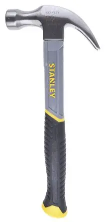 Produktfoto 1 von Stanley Hammer, Klauenhammer aus Kohlenstoffstahl 570 g Fiberglas-Stiel 330 mm
