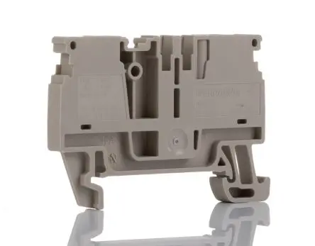 Produktfoto 1 von Weidmüller Anschlussklemmenblock DIN-Schiene 1 Beige, 2.5mm², 800V Einsteck-Anschluss ATEX