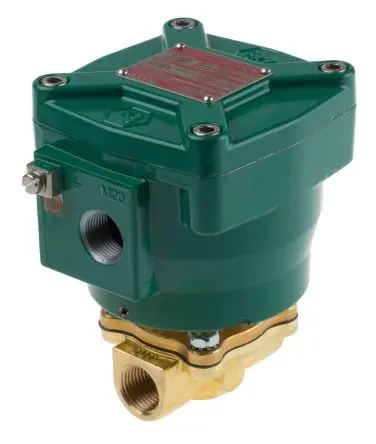 Produktfoto 1 von EMERSON – ASCO NF, 2 Magnetventil 230V ac, Öffner 1/2 in G, ATEX-zertifiziert