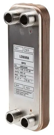 Produktfoto 1 von Xylem 10 309.6 mm BP410 112mm Kupfer Wärmetauscher 24.1 mm bis 232 °C
