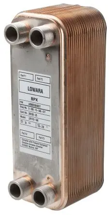 Produktfoto 1 von Xylem 40 309.6 mm BP410 112mm Kupfer Wärmetauscher 24.1 mm Edelstahl 316L bis 232 °C