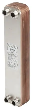 Produktfoto 1 von Xylem 24 525.4 mm BP415 112mm Kupfer Wärmetauscher 24.1 mm Edelstahl 316L bis 232 °C