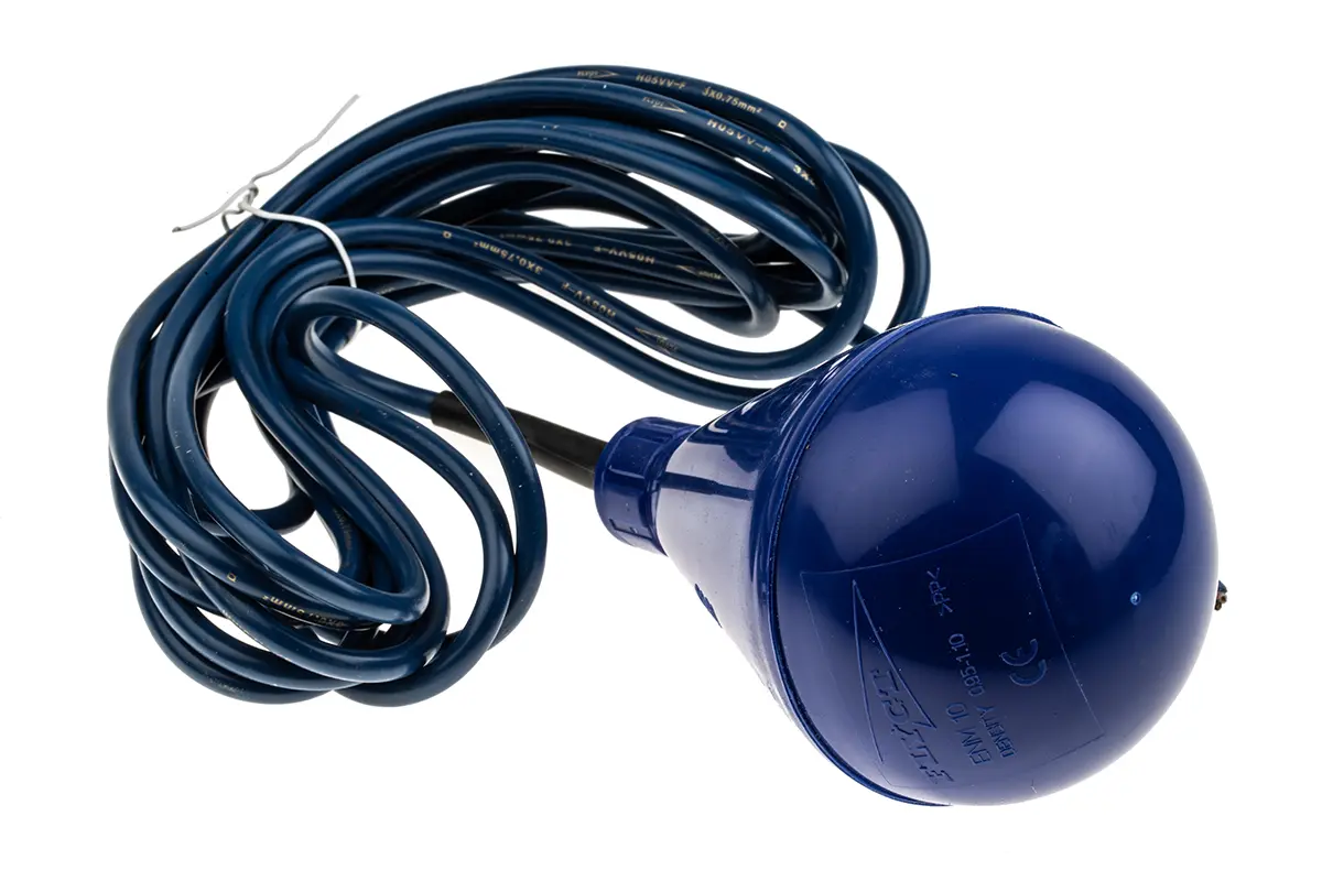 Xylem ENM-10 Schwimmerschalter Kabel 24 V dc, 5A, Widerstandsbelastung, AC, 10A, 30 V, DC, Mechanischer Schalter AC, 250