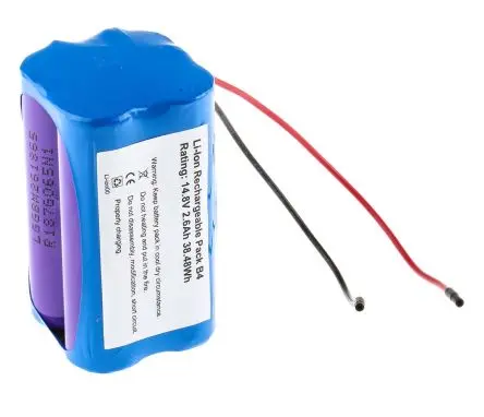 Produktfoto 1 von RS PRO Li-Ion Akkupack, 4-Zellen 14.8 V / 2.6 Ah