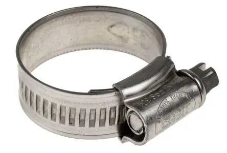 Produktfoto 1 von RS PRO Edelstahl Schlauchschelle Schneckengewinde, mit Sechskantschraube 30 mm