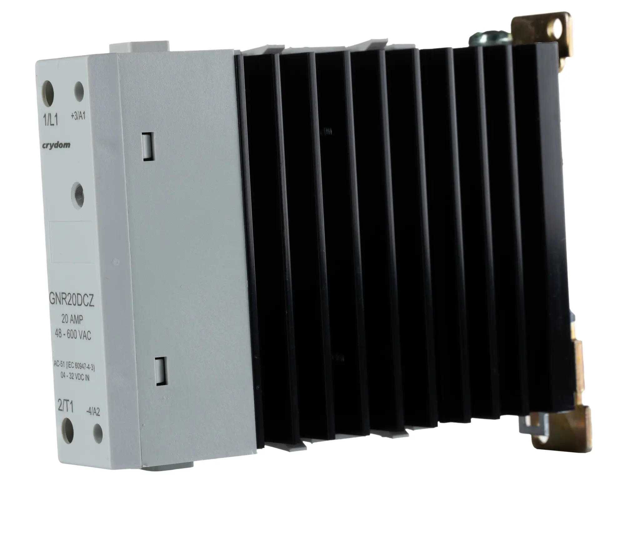 Sensata Crydom GNR DIN-Schienen Halbleiterrelais mit Nulldurchgang 600 Veff / 20 A Effektivwert