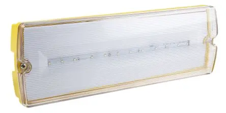 Produktfoto 1 von RS PRO LED Notbeleuchtung, 110V / 3 W 1 120 lm, 90 mm IP65 x 119mm x 355 mm