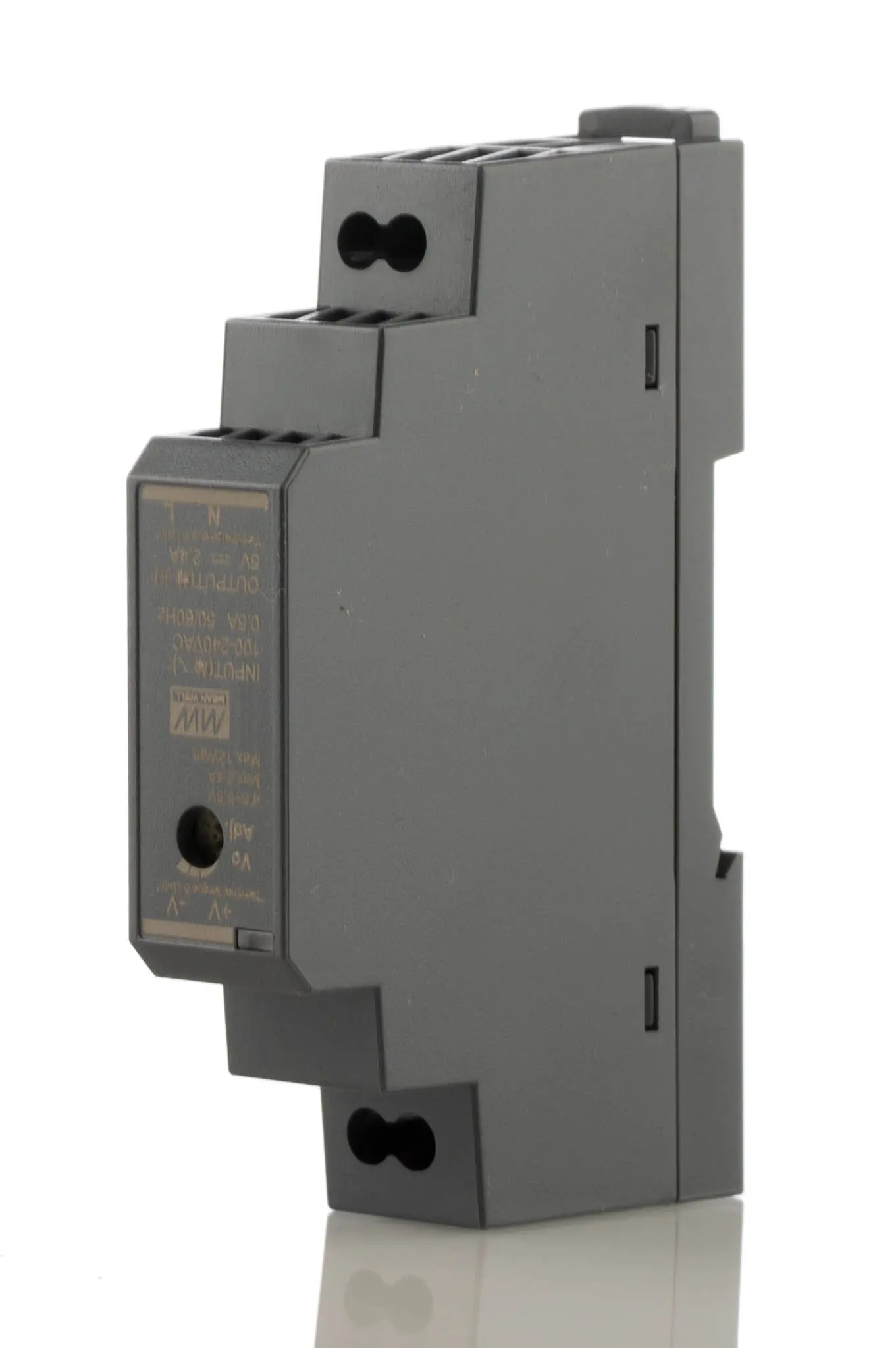 Produktfoto 1 von MEAN WELL HDR DIN-Schienen Netzteil Getaktet 5V dc / 2.4A 12W 85 → 264 V ac, 120 → 370V dc