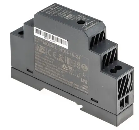 Produktfoto 1 von MEAN WELL Ultra Slim DIN-Schienen Netzteil Geschalteter Modus 370 V dc, 264V ac Wechselstrom/Gleichstrom / 630 mA 24V dc