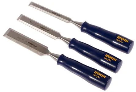 Produktfoto 1 von Irwin Stechbeitel, 3 Stück, 25 mm, Stahl Meissel-Set