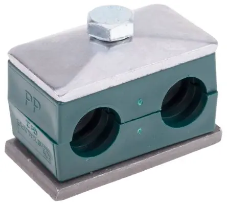 Produktfoto 1 von RS PRO Rohrklemme für Rohraußen-ø 16 mm Außen-ø , 1.2 m Klemmenabstand