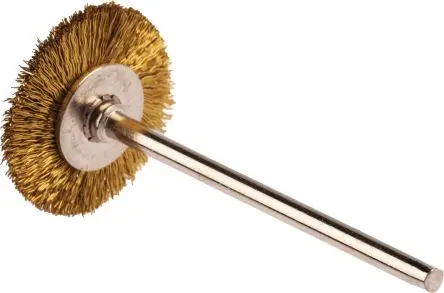 Produktfoto 1 von RS PRO Messing Zopfdraht Schleifbürste, Ø 21.6 mm