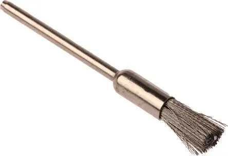 Produktfoto 1 von RS PRO Stahl Schleifbürste Schaft, Ø 2.35 mm