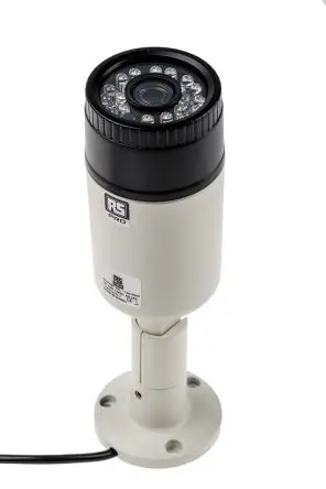 Produktfoto 1 von RS PRO IR Analog CCTV-Kamera, Beide, 1312 x 1069 pixel, ø 52 mm x 80 mm, IR-Kugel
