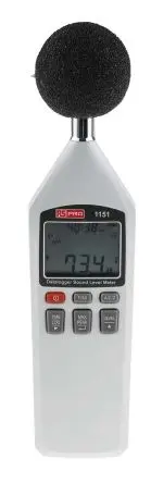 Produktfoto 1 von RS PRO Datenloggerfunktion LCD Schallpegelmessgerät 30 dB 130 dB 8 kHz Klasse 2 0.1 dB