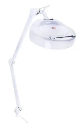 Produktfoto 1 von RS PRO LED Lupenleuchte Tischklemmenbefestigung, 125 mm Linse 125 mm, 14.5 W / 230 V ac, UK, EU