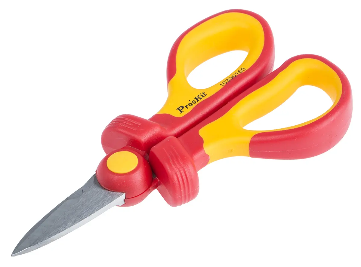 Produktfoto 1 von RS PRO Schere Edelstahl 160 mm Elektriker