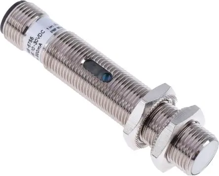 Produktfoto 1 von RS PRO M12 Kapazitiver Näherungssensor 2 mm, Gewinderohr / 200mA PnP, IP67 1000 V ac 30 V dc
