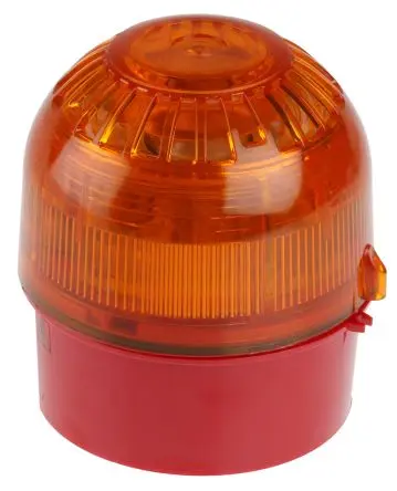 Produktfoto 1 von Klaxon Sonos LED Beacon-Sounder-Kombination 230V ac Gelb IP65 Basis / 102 dB 102 dB @ 1m