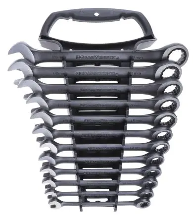 GearWrench Schraubenschlüsselsatz Ringschlüssel Legierungsstahl, 12-teilig 8 to 19 mm