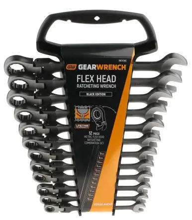 GearWrench Schraubenschlüsselsatz Ringschlüssel Legierungsstahl, 12-teilig 8 to 19 mm