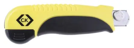 Produktfoto 1 von CK Sicherheitsmesser, Leichte Einsätze, Abbrechklinge 18 mm Einziehbar