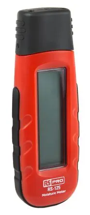 Produktfoto 1 von RS PRO RS-125 Feuchtemessgerät, ±0.05 (Materials) %, ±1 (Wood) % Analog, Batterie